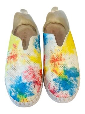 Isle Jacobsen Tulip Size 36 Tie Die Dyed Sneakers US 6
